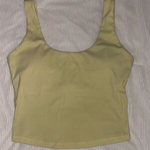 SHEIN workout top (yellow)